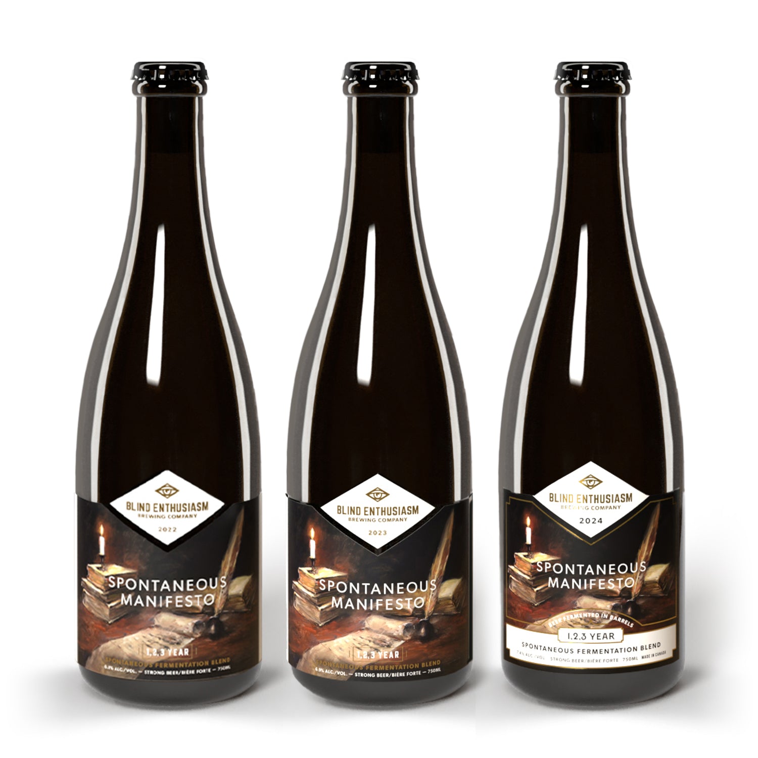 Spontaneous Manifesto Vertical Vintage 3-Pack